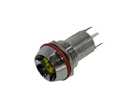 Picture of 10MM LED INDICATOR 12VDC YELLOW