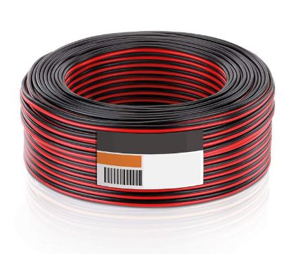 Picture of TWIN FLEX CABLE BLACK-BLACK/RED CSA=1.5mm2 - 100m/ROLL
