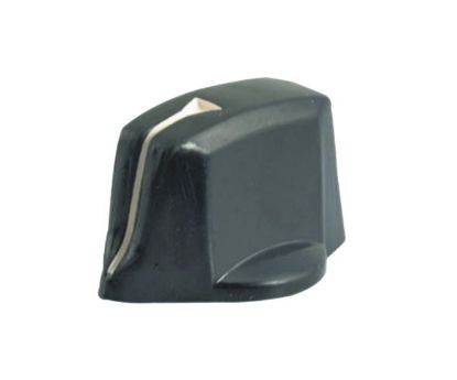 Picture of KNOB PLA BLK SCR LIN 32x18x6.4