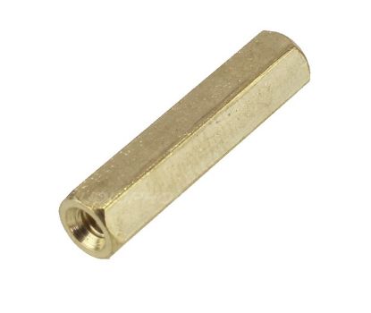 Picture of BRASS METAL SPACER FEM-FEM M3x25mm