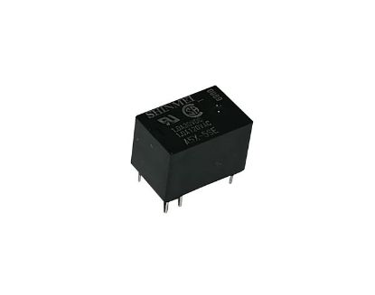 Picture of RELAY SPDT 1A 5VDC RECT 6PCB 15.5x10x11mm
