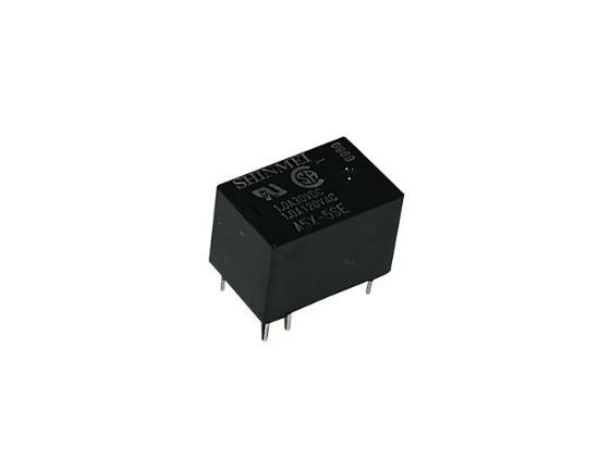 Picture of RELAY SPDT 1A 5VDC RECT 6PCB 15.5x10x11mm