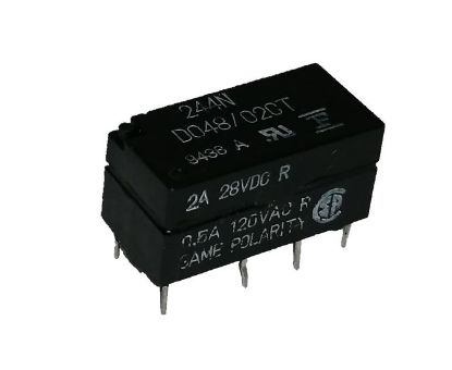 Picture of RELAY PCB MOUNT DPDT 2A 28VDC RECT 8-PIN