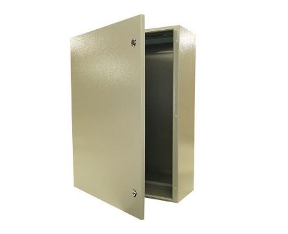 Picture of STEEL ENCLOSURE GREY LOCKABLE 2-KEY HOLE 600x400x250mm