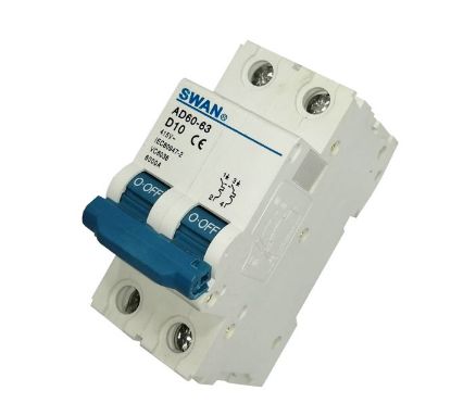 Picture of CIRCUIT BREAKER 6KA D CURVE 2P 10A