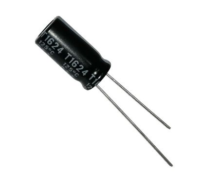 Picture of ELECTROLYTIC CAPACITOR RADIAL 120uF 35V LIHT 8x16 P=3.5
