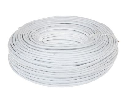 Picture of 8C TEL/COM WHITE FLEX CABLE - 10m/R