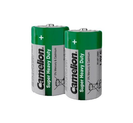 Picture of R14=C=BATTERY 1.5V ZINC CHLORIDE GREEN 2/PACK