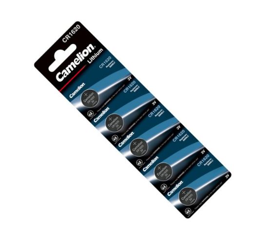 Picture of LITHIUM COIN BATTERY 3V 70mAh 16x2mm 5P/CARD