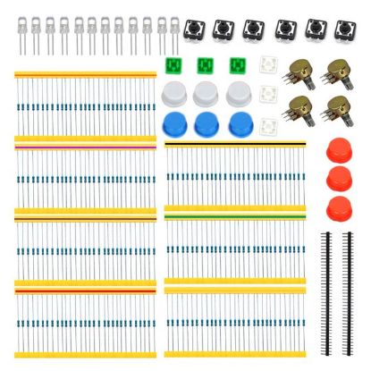 Picture of RESISTORS, SWITCH AND POTENTIOMETER ASSORTMENT