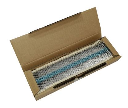 Picture of RESISTOR 1/2W ROUND M/F 1% 1/4W 4K7 1K/BOX