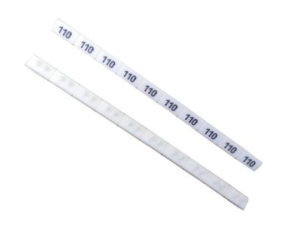 Picture of LABEL MARKER NO.110 10PCS P=7.5 WHT