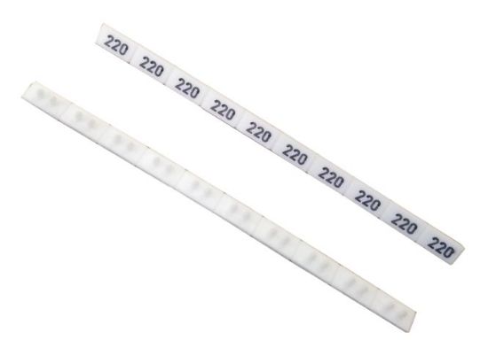 Picture of LABEL MARKER NO.220 10PCS P=7.5 WHT