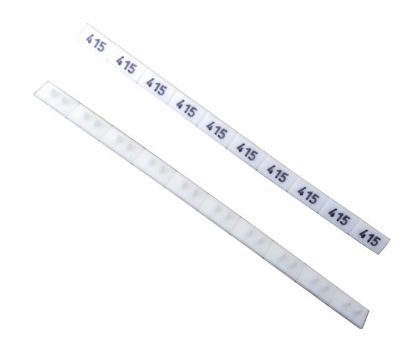 Picture of LABEL MARKER NO.415 10PCS P=7.5 WHT