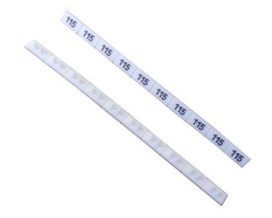 Picture of LABEL MARKER NO.115 10PCS P=7.5 WHT