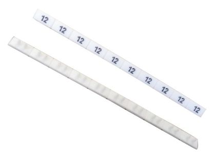 Picture of LABEL MARKER NO.12 10PCS P=7.5 WHT