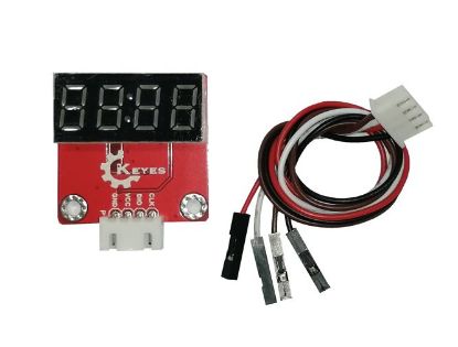 Picture of I2C SERIAL PORT 4-DIGIT LED DISPLAY MODULE