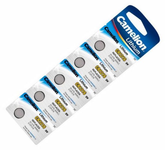 Picture of LITHIUM COIN BATTERY 3V 25mAh 12.5x1.6mm 5P/PACK