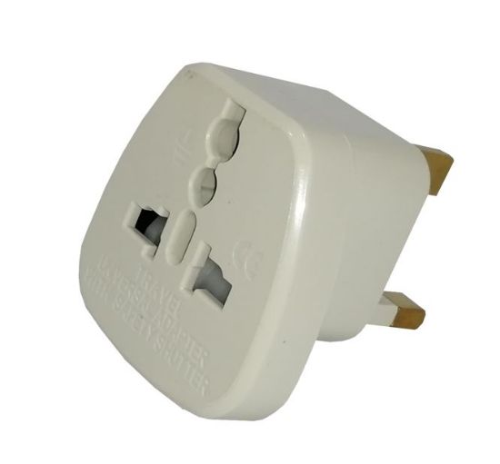 Picture of TRAVEL POWER ADAPTOR WALL=BRIT UNIVERSAL