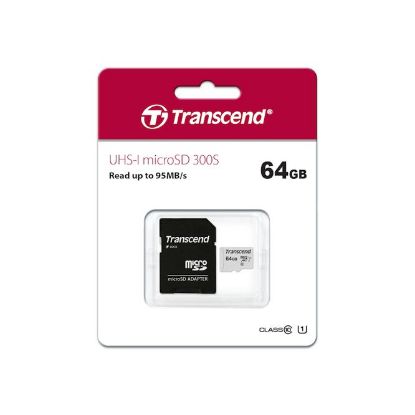 Picture of 64GB UHS-I CLASS 10 MICRO SD CARD + ADAPTER