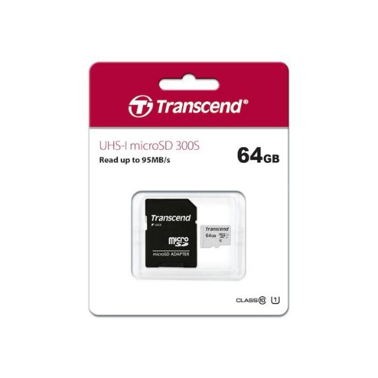 Picture of 64GB UHS-I CLASS 10 MICRO SD CARD + ADAPTER
