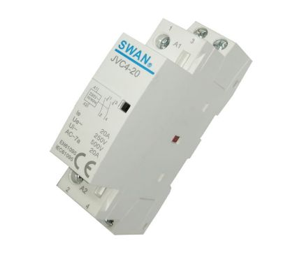 Picture of MODULAR CONTACTOR AC 20A 2P 18MM 230VAC 2xN/O