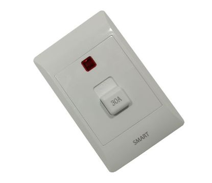 Picture of ISOLATOR SWITCH FLUSH 2-POLE 30A 2X4 SM
