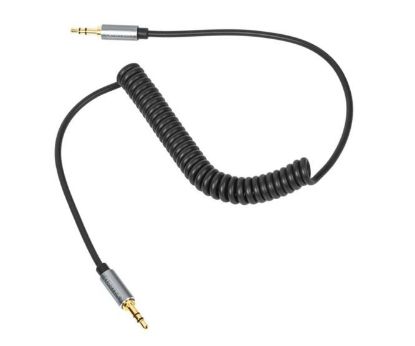Picture of AUDIO LEAD 3.5mm STEREO PLUG-PLUG COILED 1.4M BLACK