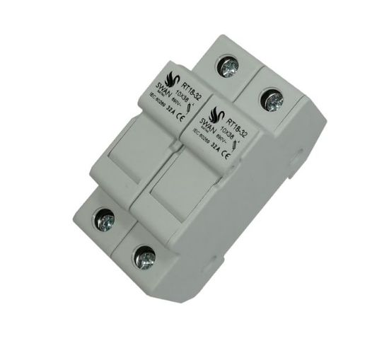 Picture of HOLDER FOR 10x38 FUSE 2P  D/R MOUNT