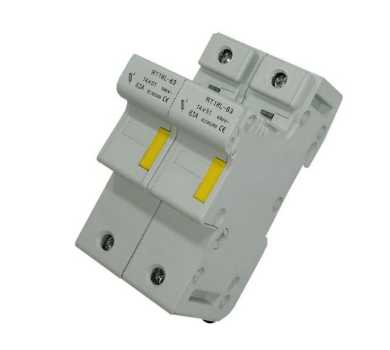 Picture of HOLDER 2P LOCK TYPE FOR 14X51 FUSE D/R MOUNT