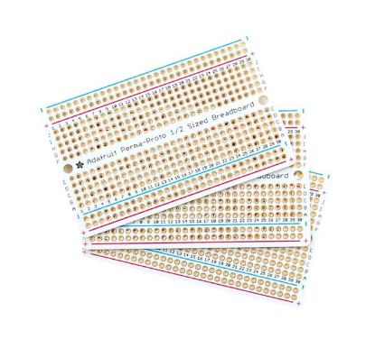 Picture of 1/2 SIZE SOLDERABLE PCB 170 HOLES 50x80mm - 3P/PACK