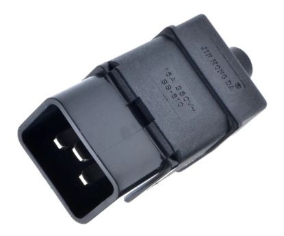 Picture of C20 IEC320 PLUG IN-LINE RE-WIRE TYPE * BULKY TYPE *