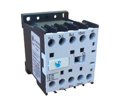 Picture of AC CONTACTOR 12A 400VAC COIL 3P, 3-N.O & 1-N.O AUX