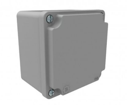 Picture of ALUMINIUM CAST ENCLOSURE IP67 100x100x75MM