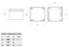 Picture of ALUMINIUM CAST ENCLOSURE IP67 100x100x75MM