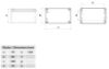 Picture of ALUMINIUM CAST ENCLOSURE IP67 80x130x73MM