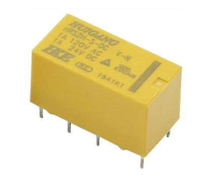 Picture of RELAY PCB MOUNT DPDT 1A 24VDC RECT 8PIN