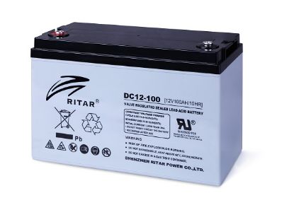 Picture of DEEP CYCLE AGM BAT 12V 100AH 328x172x222mm