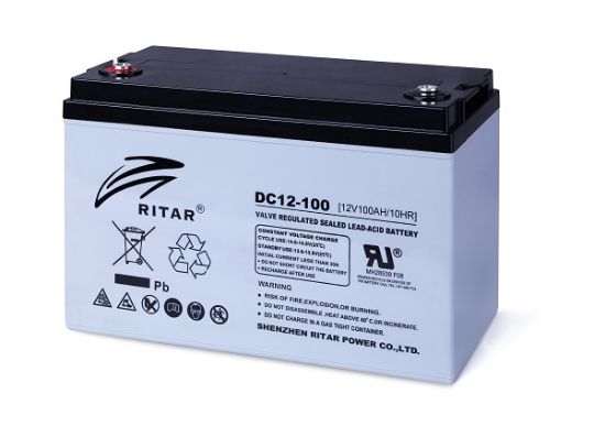 Picture of DEEP CYCLE AGM BAT 12V 100AH 328x172x222mm