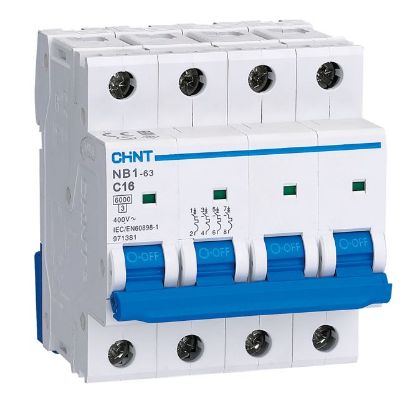 Picture of MINI D/R CIRCUIT BREAKER 4P 50A 6KA C-CURVE