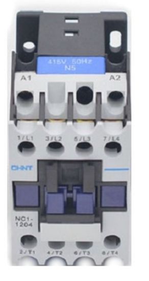 Picture of AC CONTACTOR 12A 400VAC COIL 4POLE N.O.