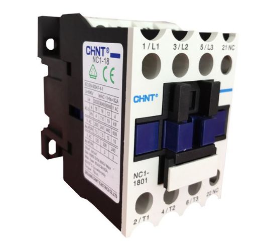 Picture of CONTACTOR D/R 3POLE +1x NC AUX WITH 230VAC COIL