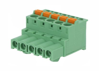Picture of TERMINAL BLOCK 5W 5.08 PLUG-IN PRESS