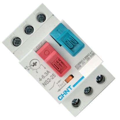 Picture of MANUAL MOTOR STARTER 4-6.3A 2.2KW 100KA