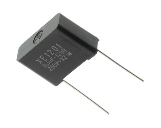 Picture of RC SNUBER 275VAC 100nF 120-OHMS P=17.5mm