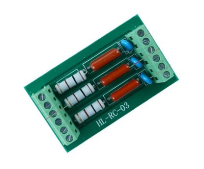 Picture of D/R RC FILTER / EMI SURPRESSOR / SNUBBER 3-CH