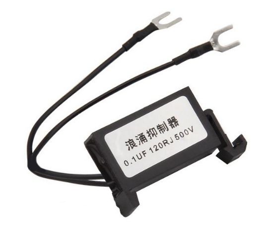 Picture of D/ R RC FILTER / SNUBBER  500V AC/DC 0.1uF 120R