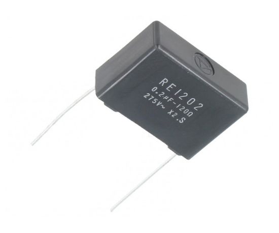 Picture of RC SNUBBER 275VAC 0.2UF 120R P=22.5MM