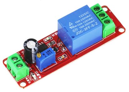 Picture of DELAY ON / TIMER 555 RELAY MODULE 12VDC ADJUSTABLE 0-10SEC