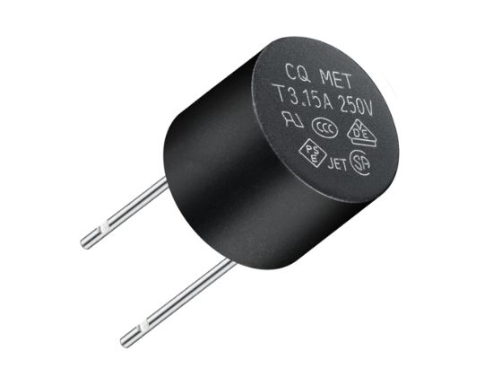 Picture of FUSE RADIAL BI-PIN S/BLOW 400mA  250V